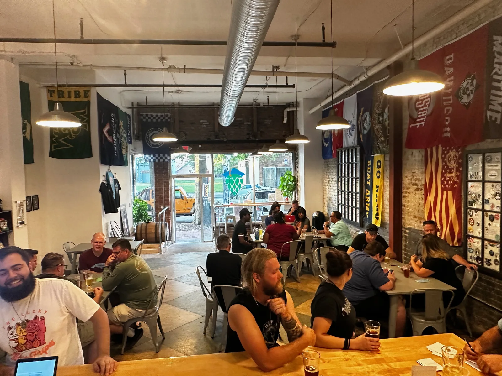 Inside the PSB taproom